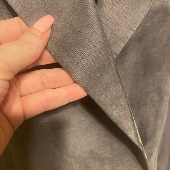 NWOT ALLSAINTS GREY 
Elle Double-Breasted Blazer BOXY FIT - Picture 9 of 16